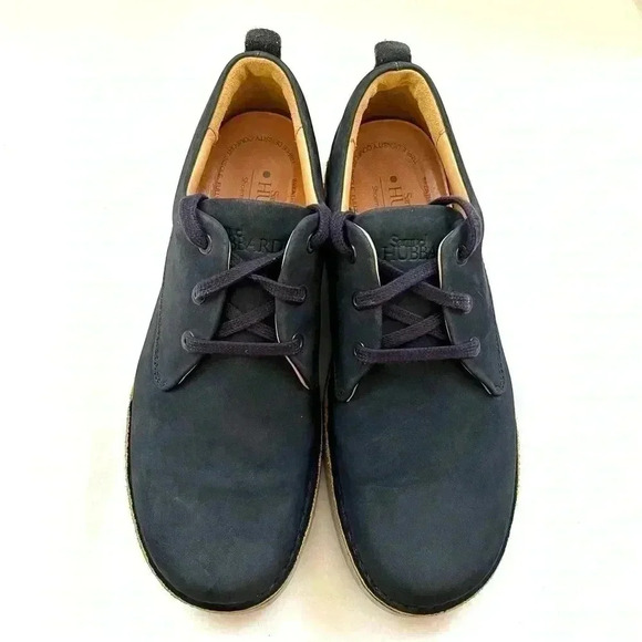 Samual Hubbard Blue Suede Leather Lace Up Mens Comfort Walking Loafer Size 9 - Picture 8 of 14